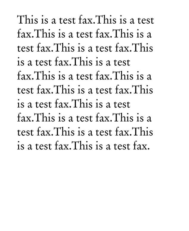 fax page