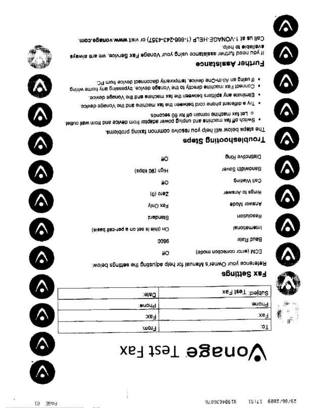 fax page