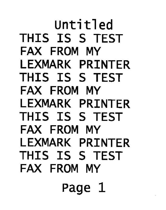 fax page