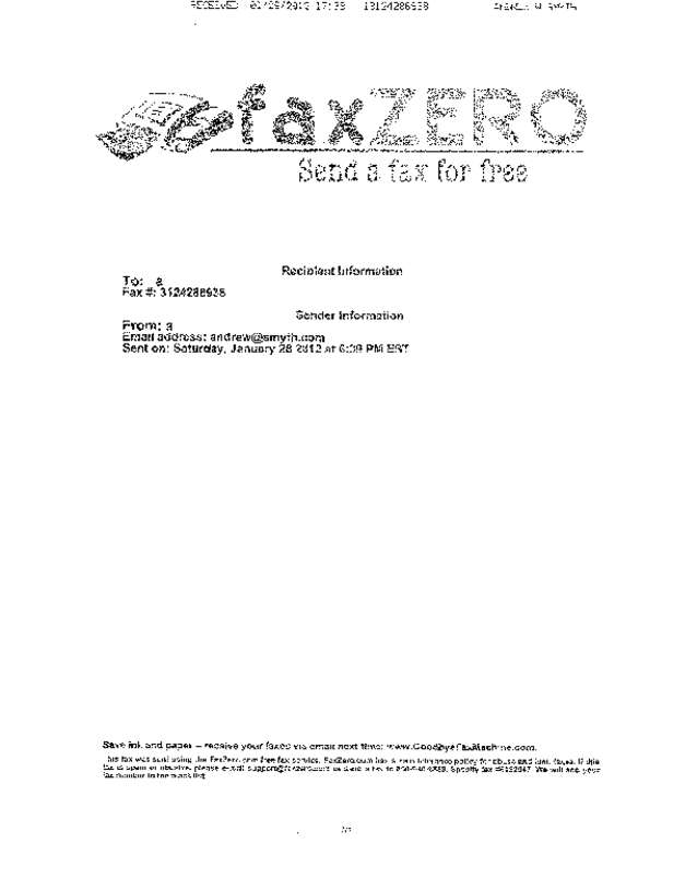 fax page