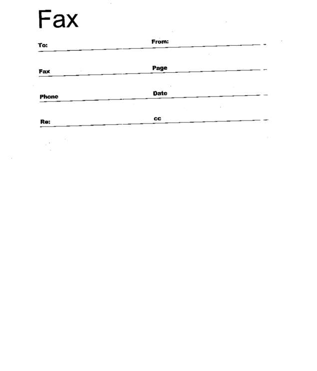 fax page