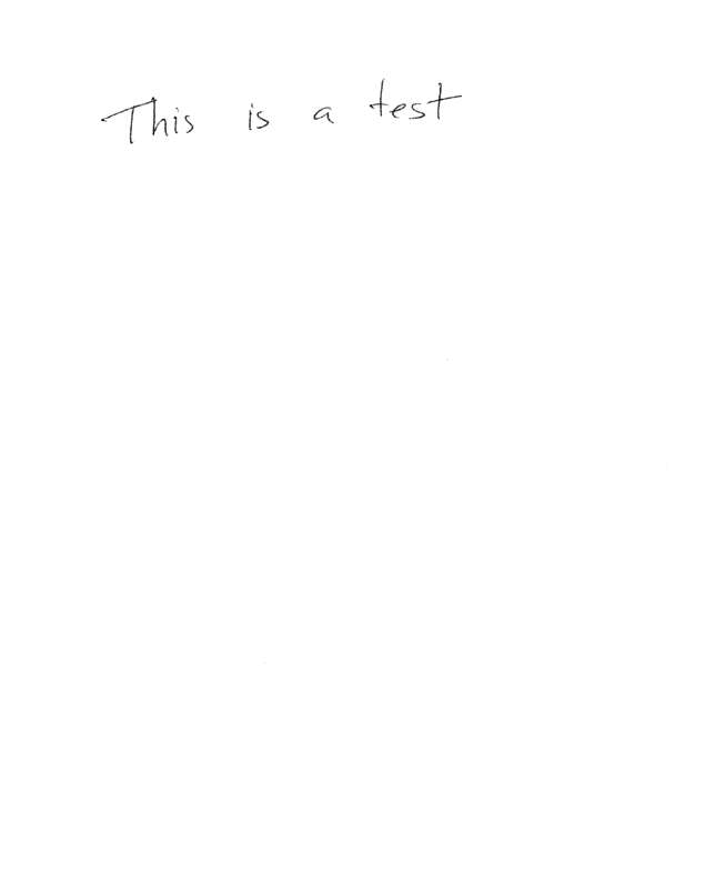 Fax page