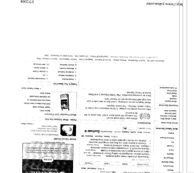 Fax page