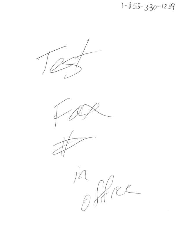 Fax page