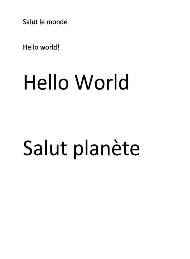 Fax page