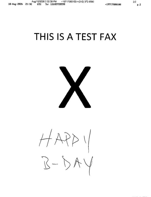 fax page