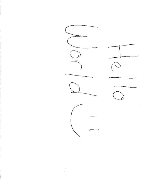 Fax page