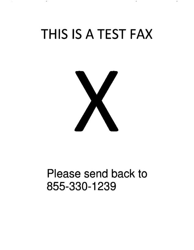 fax page