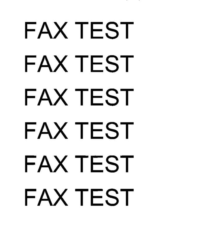 fax page