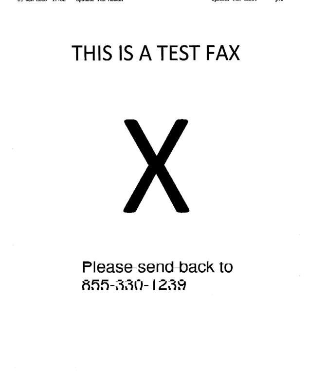 fax page
