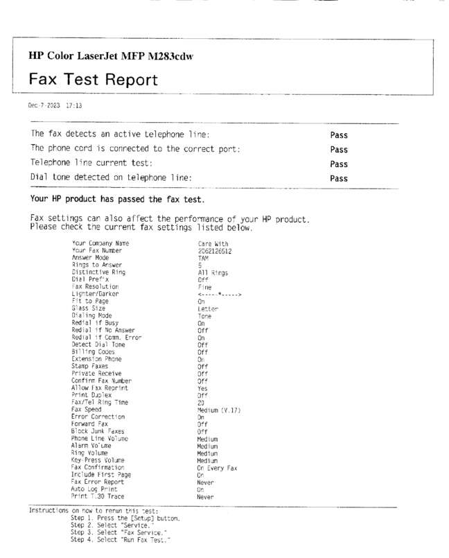 fax page