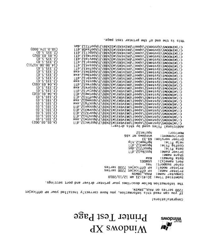 Fax page