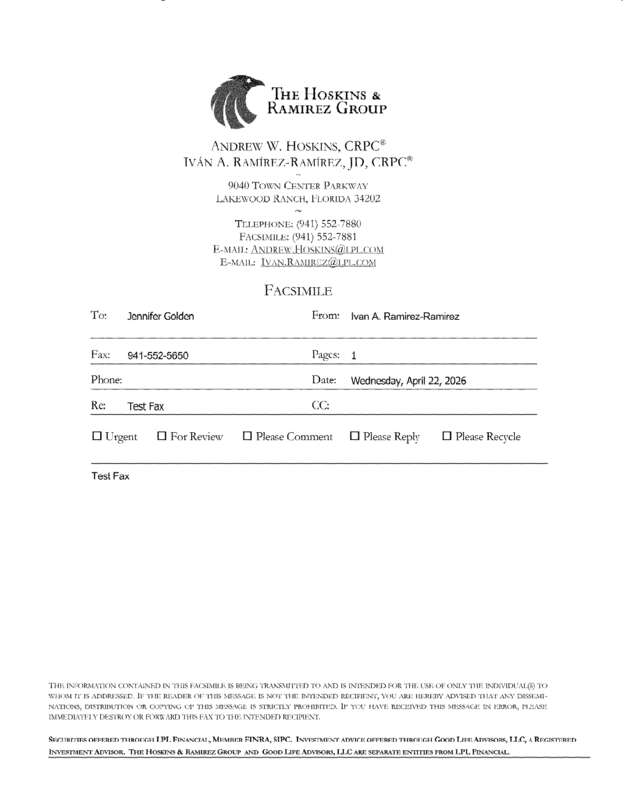 fax page
