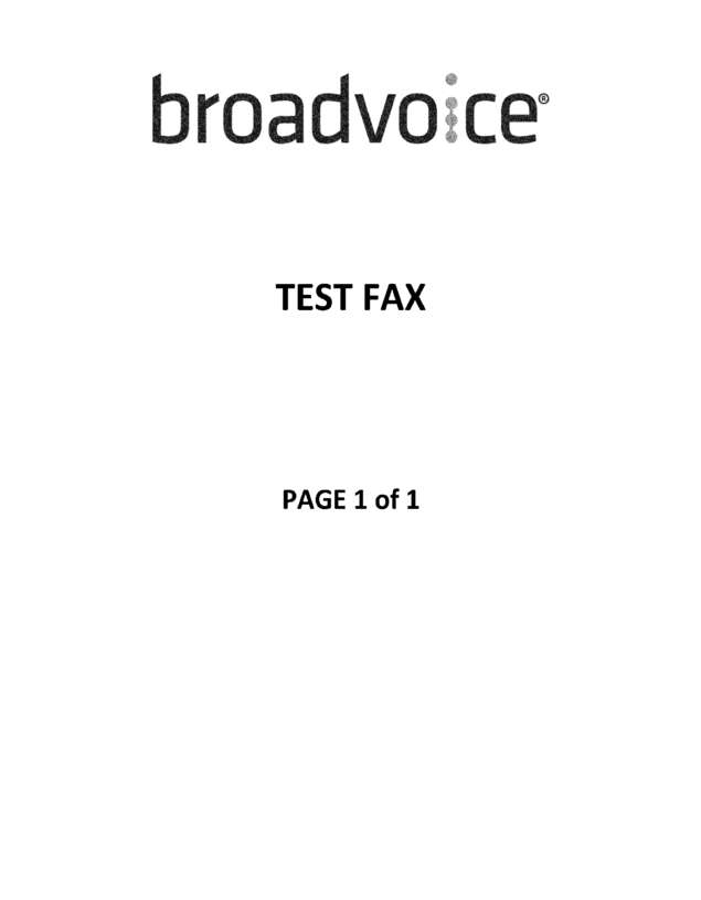 fax page