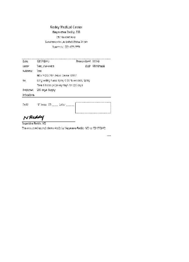 Fax page
