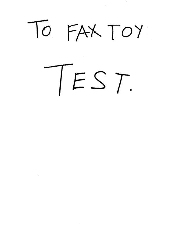 Fax page