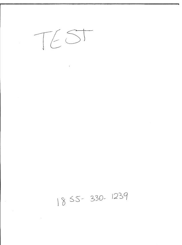 Fax page
