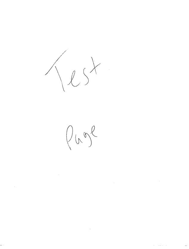 Fax page
