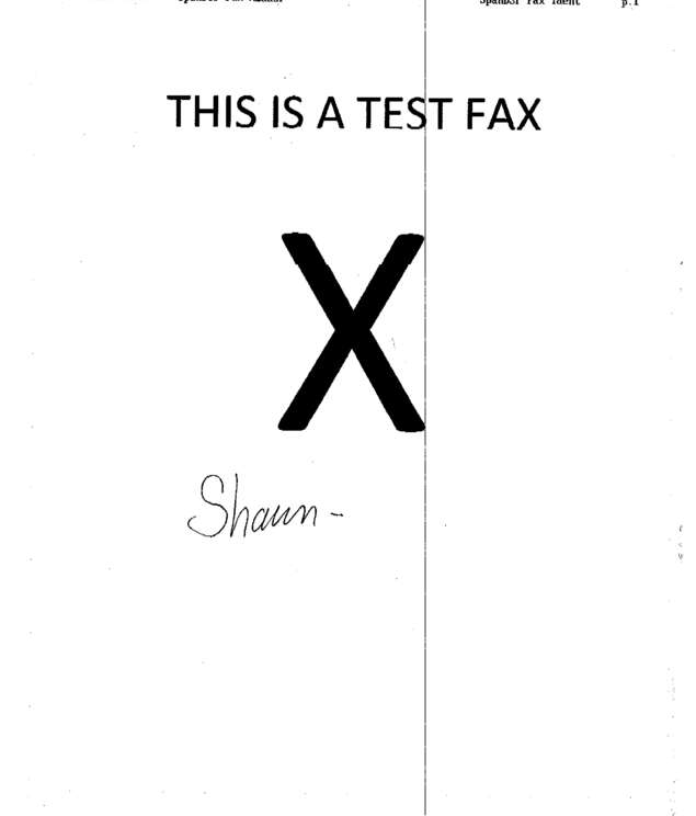 fax page