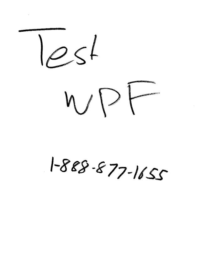 Fax page