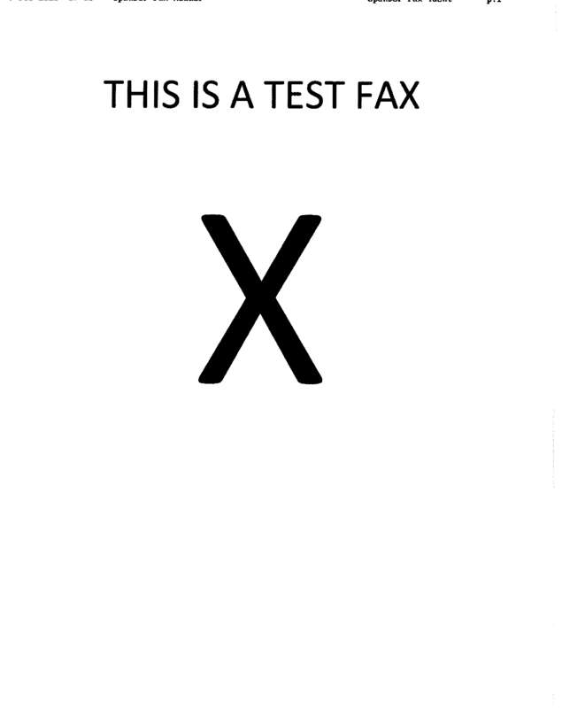 fax page