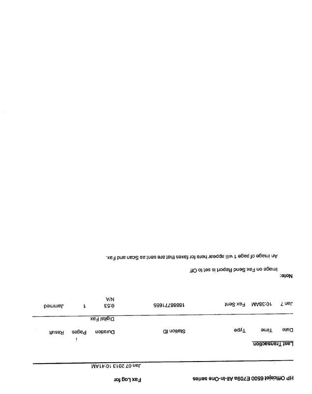 Fax page