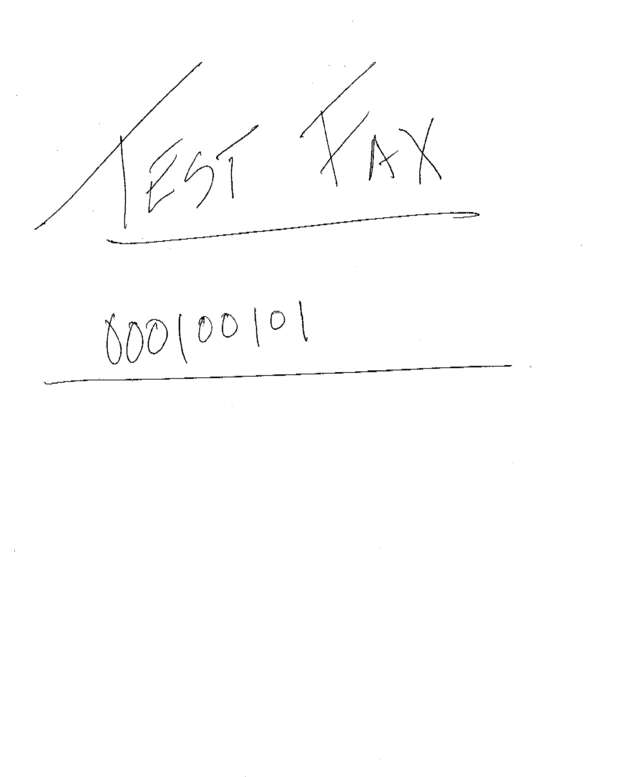 Fax page