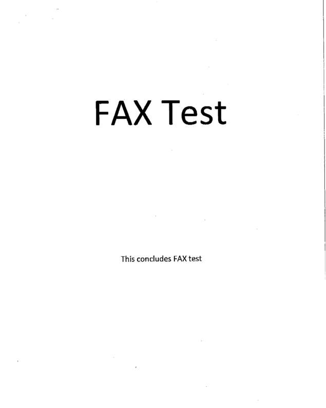 fax page