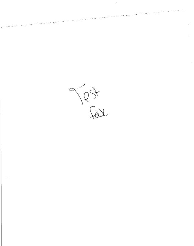 Fax page