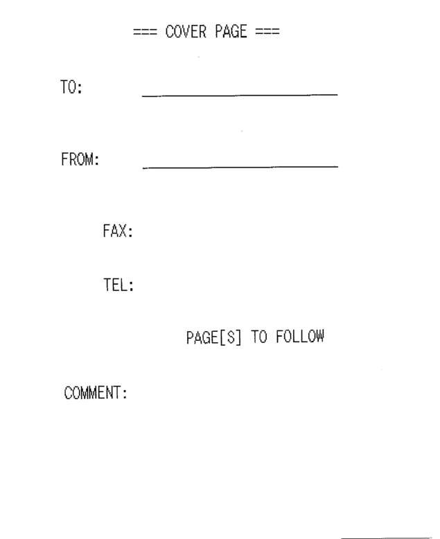 fax page