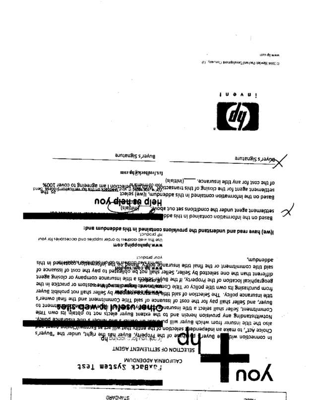 Fax page