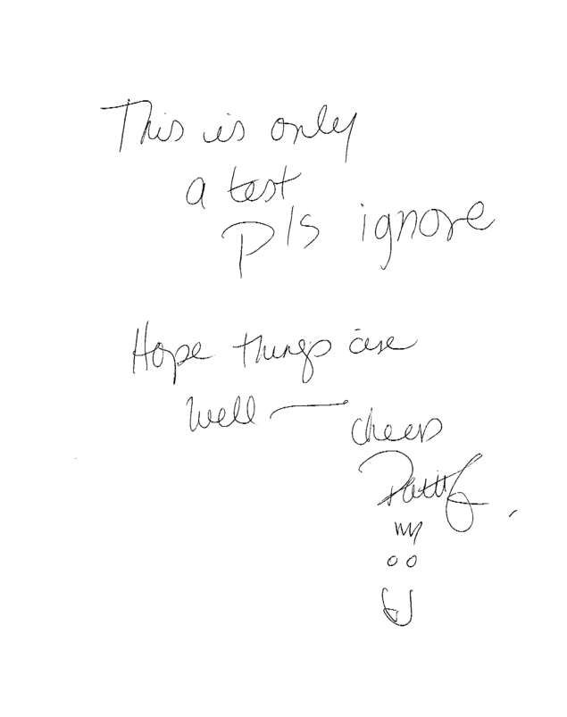 Fax page