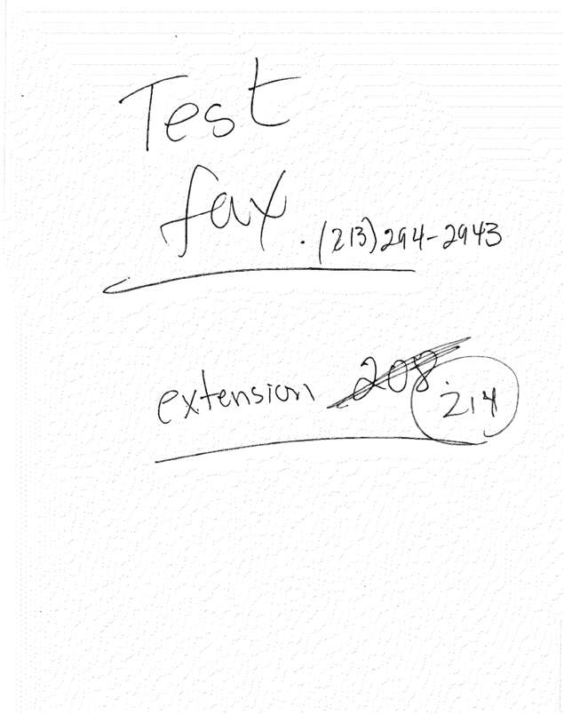 fax page