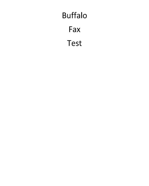 Fax page