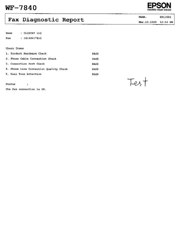 fax page