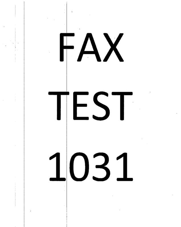 fax page