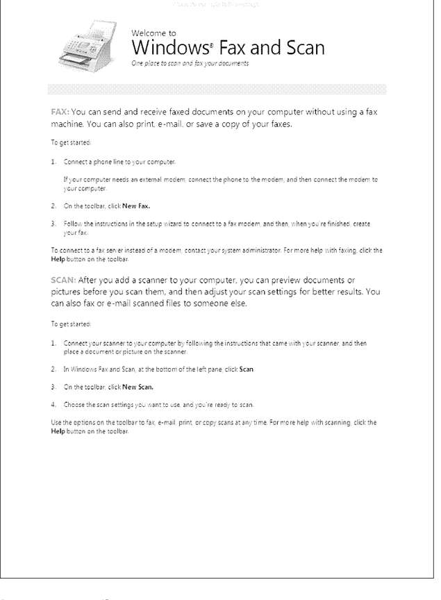 Fax page