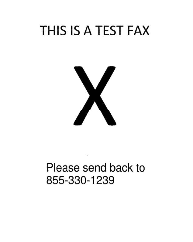 fax page