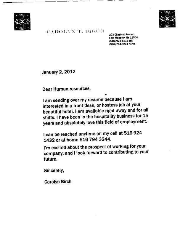 Fax page