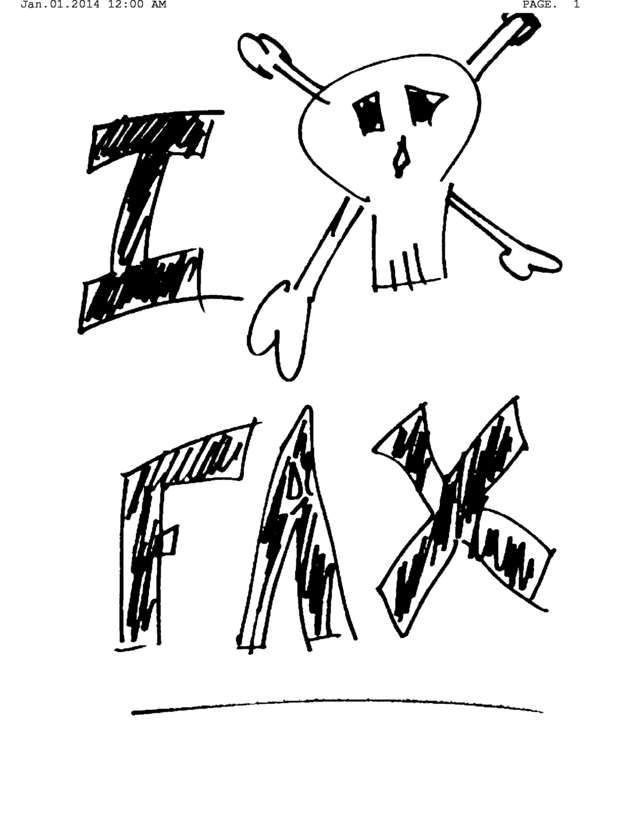 Fax page