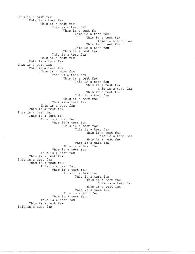Fax page