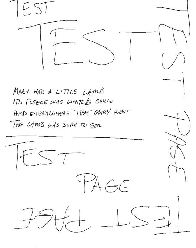 fax page