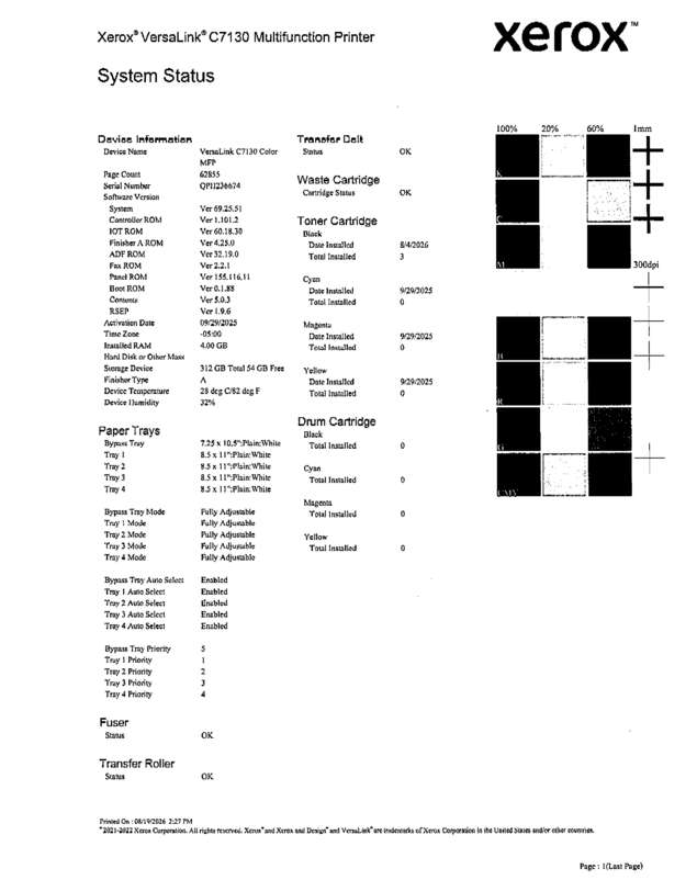 fax page