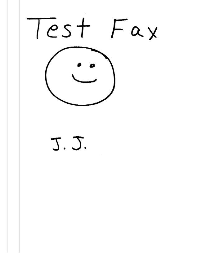 Fax page