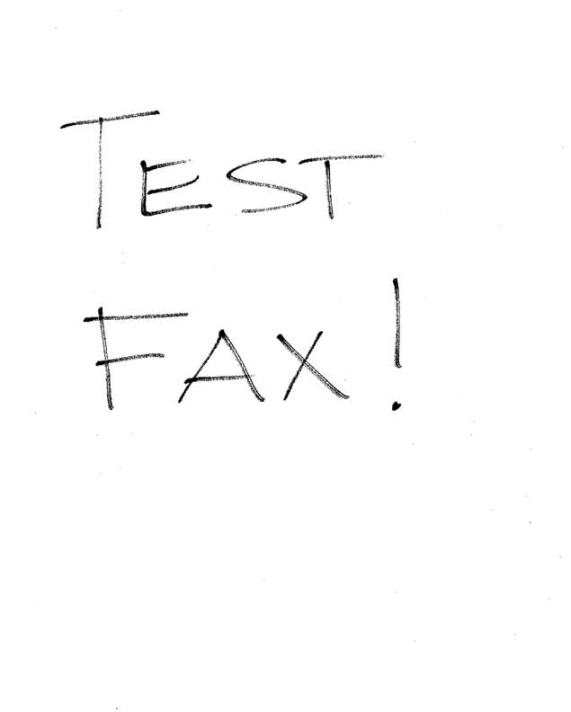 fax page