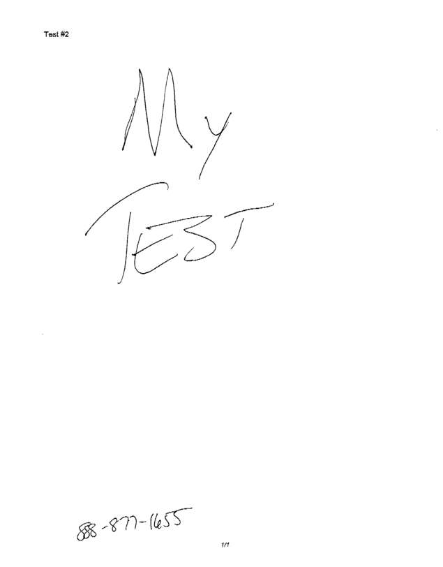Fax page