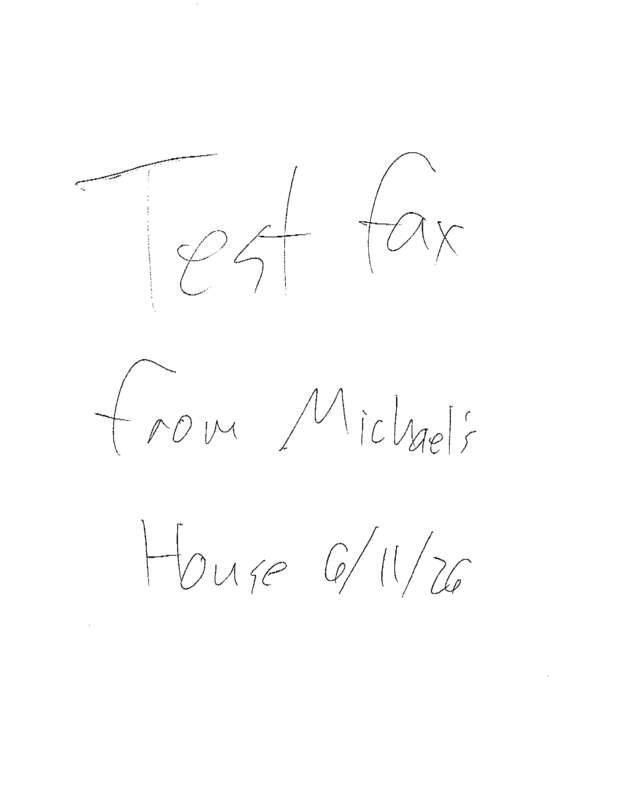 fax page