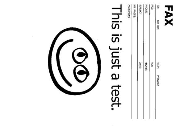 Fax page