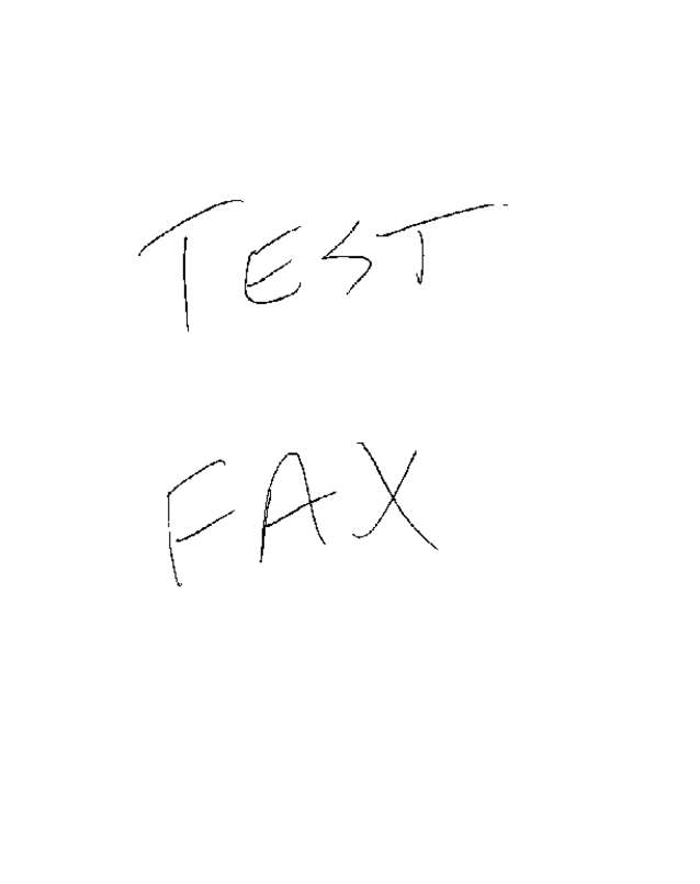 Fax page