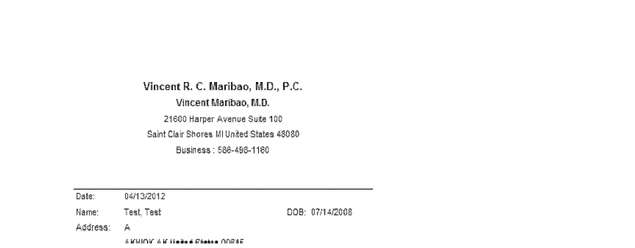 Fax page